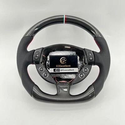 For Maserati GT Granturismo Sport 2008-2019 Custom Carbon Fiber Steering Wheel - Image 1 of 4