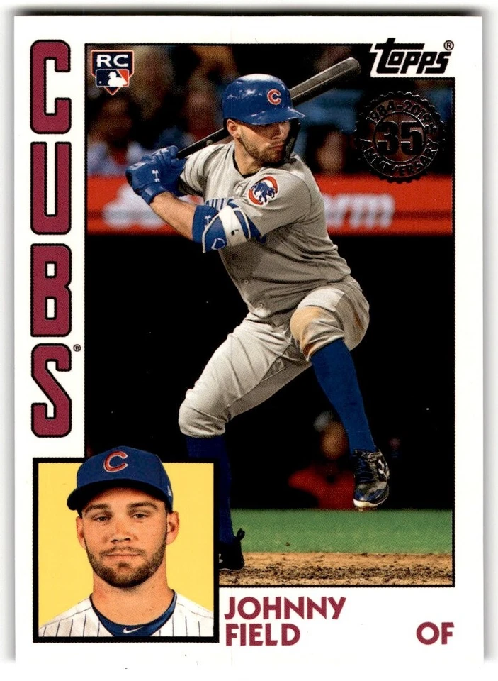 2019 Topps 1984 Johnny Field Rookie #84R-JF Chicago Cubs - Image 1 of 2