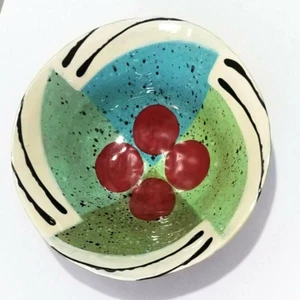 Hand Signed Jack Charney Fine Art Pottery Bowl Ceramic 12 inch Modern - Picture 1 of 11
