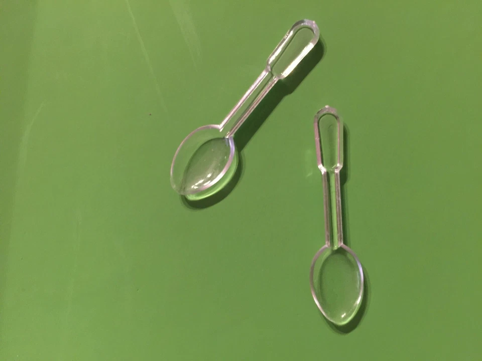 0.1g Micro Measure Scoop Mini Spoon Powder Glitter Cosmetics Mica Steva Pharma - Image 1 of 1