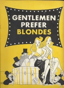Iva Withers "Gentlemen Prefer Blondes"  Souvenir Program  1951  Hirschfeld Cover - Picture 1 of 8