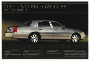 2005 LINCOLN TOWN CAR LIMITED EDITION sales brochure sheet US 05 - Picture 1 of 1