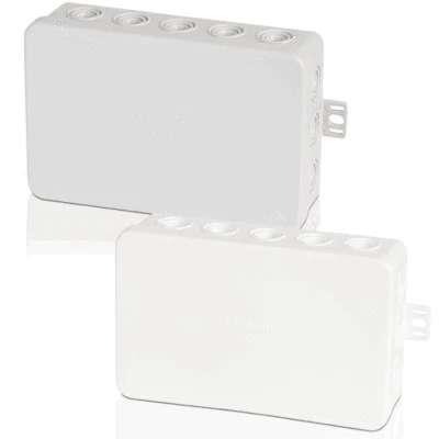 5 x Feuchtraum Abzweigkasten IP54 Aufputz E128 Verteilerdose L/B/T:134x89x40mm  - Bild 1 von 3