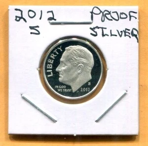 Gem 2012-S Proof Ultra-Cameo Silver Roosevelt Dime - Free Shipping - Picture 1 of 4