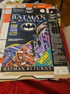 1992 Batman Returns Ralston Purina Vintage leere Müslischachtel - Bild 1 von 3