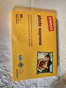 Staples Photo Supreme High Gloss 50 Sheets, 4x6, NIP Sealed - Picture 1 of 2