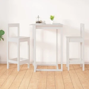 Taburetes Altos Sillas de Bar Asientos de Cocina 2 uds Madera Maciza Pino vidaXL - Imagen 1 de 30
