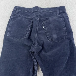 Levis 519 Corduroy Pants Mens 30x26 Blue Straight Leg Vintage 90s Levi's Classic - Picture 1 of 11