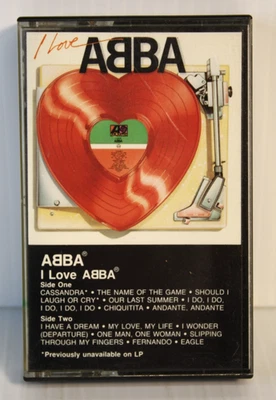 ABBA - I Love ABBA (Cassette, 1984) 80142-4 Atlantic, SR - Image 1 of 4