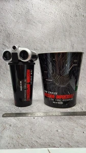 Mission: Impossible The Final Reckoning 8 Amc Popcorn Bucket Tin & Binocular Cup - Picture 1 of 10