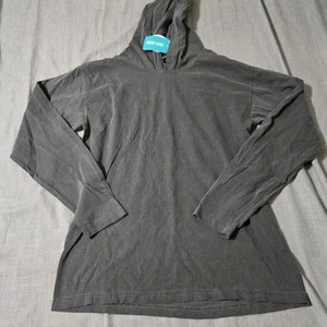 Comfort Colors New Hooded Long Sleeve Tee Mens Medium Lightweight Closet Staple - Picture 1 of 4