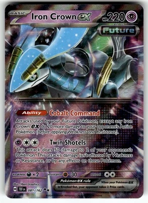 Iron Crown ex 081/162 SV05: Temporal Forces NM Pokemon Card TCG - Image 1 of 2