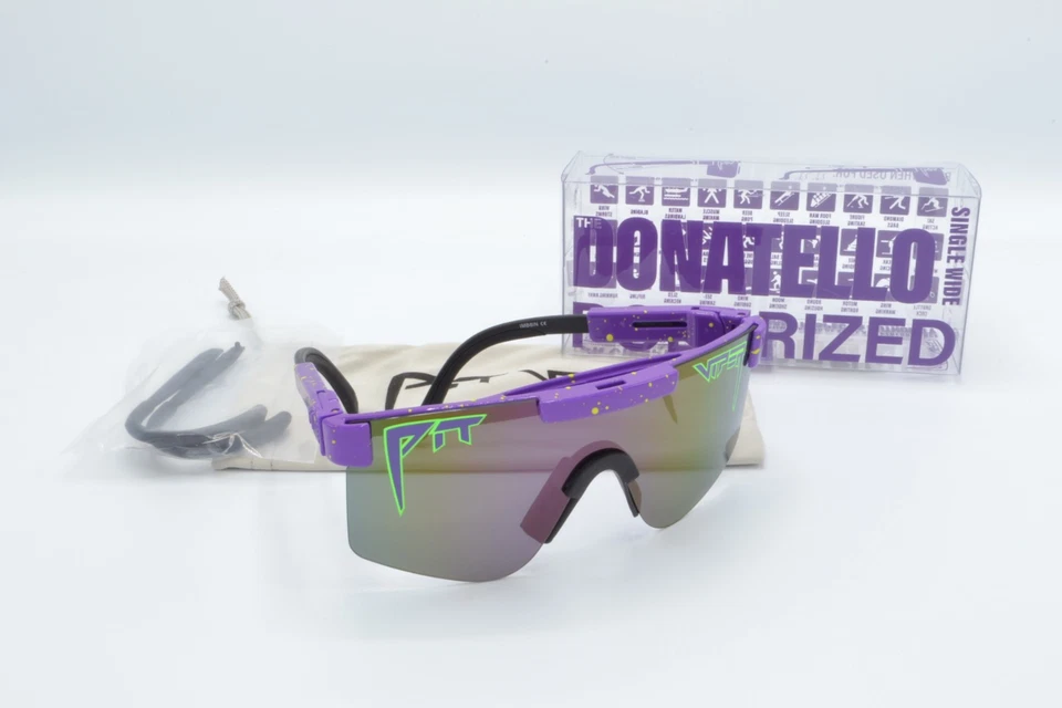 PIT VIPER Originales el Donatello Polarizado Único Ancho NUEVO/AUTÉNTICO con caja Foto 1 de 1