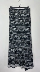 Style & Co. Damen Maxirock elastische Taille geometrisches Muster schwarz Größe 1X - Bild 1 von 10