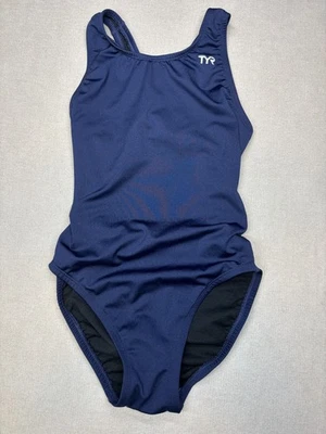 TYR Swimsuit Womens 30 Blue MaxBack Racerback Competitive One Piece - Image 1 of 4
