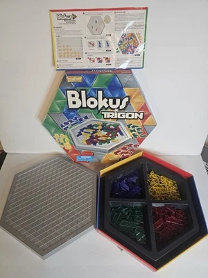 Blokus Trigon Board Game 2008 Geometric Triangle Strategy 100% Complete Mattel - Image 1 of 4