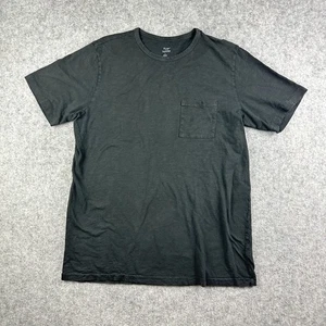 Flint And Tinder T Shirt Mens Large Black Pocket Tee Made In USA Organic Cotton* - Picture 1 of 14