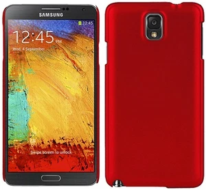 Rouge Ultra-Mince Protex Coque Arrière Pour Samsung Galaxy Note 3 III - Photo 1 sur 1