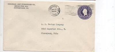 United States used entire U436 Pittsburgh PA to Cleveland OH - Image 1 of 2