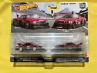 Hot Wheels RED NISSAN SKYLINE SILHOUETTE & LB-ER34 SUPER Car Culture Twin Pack