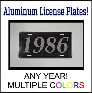 1986 LICENSE PLATE CAMARO MUSTANG CORVETTE SHOW CAR SHELBY SS GT VIPER YEAR - Bild 1 von 1