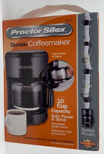 Las mejores ofertas en Máquinas de café negro Proctor Silex | eBay
