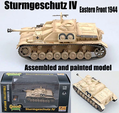 WWII Sturmgeschutz StuG IV assault gun Tank Eastern 1944 1:72 finish Easy Model - Image 1 of 4