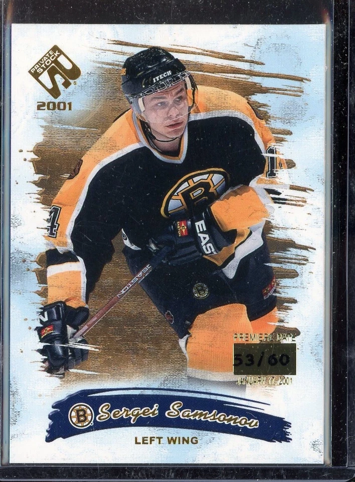 2000-01 Pacific Private Stock Premiere Date #8 Sergei Samsonov 53/60 - Image 1 of 1