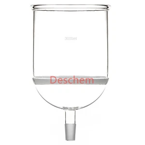 Glass Buchner Funnel Core Filter With 24/40 Ground Joint Lab Chemistry Glassware - Picture 1 of 11