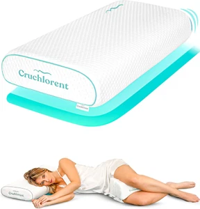 Cuscino Cervicale per Dormire Semi-Rigido Ortopedico Regolabile - per Chi Dorme - Foto 1 di 12
