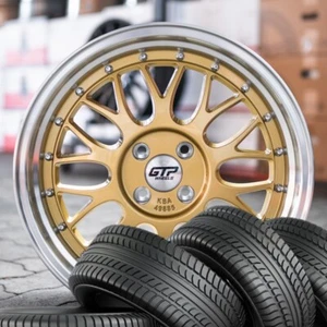 Sommerräder 17" GTP 020 Gold poliert - NANKANG 185/35 R17 - Bild 1 von 1
