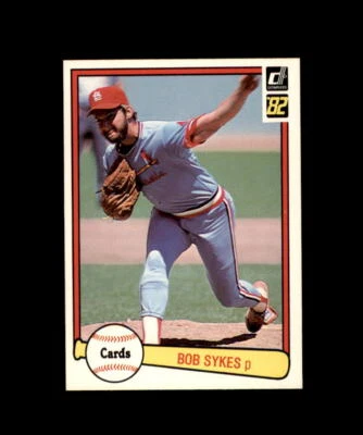 1982 DONRUSS BASEBALL CARD ST. LOUIS CARDINALS #640 BOB SYKES - Image 1 of 2