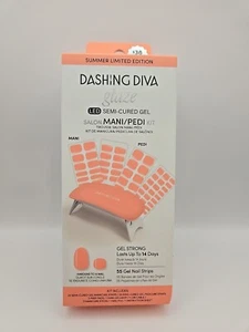 Dashing Diva -SUMMER Limited Ed. Glaze LED Semi-Cure Mani/Pedi GZK18 LOLLI LOLLI - Picture 1 of 3