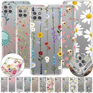 For Motorola Moto G30/G10 G9 G 5G Plus Edge/Power Flower Blossom Ins Case Cover - Picture 1 of 84