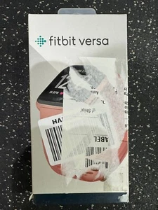 Fitbit Versa Smartwatch, Pink FB504GMBK New Small +Large - Picture 1 of 6