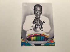 2011 Topps American Pie Trading Cards #97 Louis Armstrong