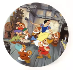 Disney Collectible Plate “The Dance Of Snow White And The Seven Dwarfs” Knowles - Picture 1 of 17