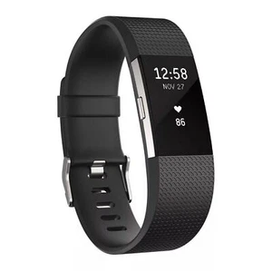 New Fitbit Charge 2 Heart Rate Silver and Gray with two bands (L &S) - Bild 1 von 13
