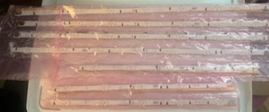 GENUINE ORIGINAL SET OF 12 LED BACKLIGHT STRIPS FOR SAMSUNG UN55J6300AF + BONUS - Picture 1 of 1