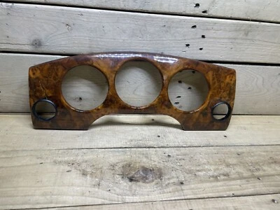 1998-2003 Jaguar XJ8 VDP LHD Instrument Cluster Speedometer Bezel Wood Trim OEM - Image 1 of 4