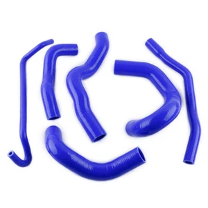 Red Silicone Radiator Hose For 2005-10 06 07 08 FORD MUSTANG GT/ SHELBY V8 /6PCS - Picture 1 of 15