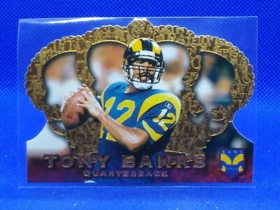 Tony Banks 1996 Pacific Crown Royale DIE-CUT #CR-19 - Image 1 of 2