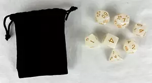 Set of 7 Off White D & D dice Brand New - Picture 1 of 1