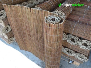 Weidenmatte Gartenzaun Weidenzaun Sichtschutzmatte Sichtschutzzaun 5m PREMIUM - Bild 1 von 8