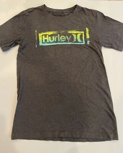 Hurley Boys Short Sleeve Graphic Tee Shirt Grey Size L (12-13 yrs) - Picture 1 of 2