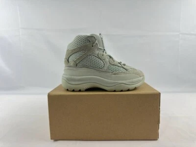 Adidas Yeezy Desert Boot Salt Kid Size 12K FV5682 Grey Rock High Chunky Boot - Image 1 of 4