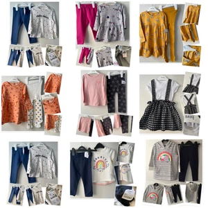 Baby girls multi listing new tags Next dunes nutmeg F&F 12-18 months outfits set