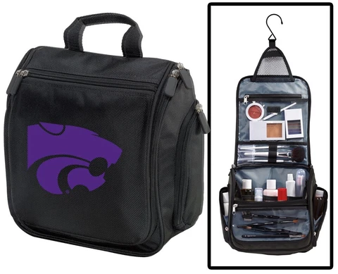 K-State Cosmetic Bag Kansas State Shaving Kit KSU Wildcats Travel Toiletry Bag Cover