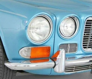 4x Scheinwerfer Jaguar XJ XJ6 XJ12 MK1 M2 MK3 Bj 68-85 Umrüstung US EU TÜV H4 - Bild 1 von 3