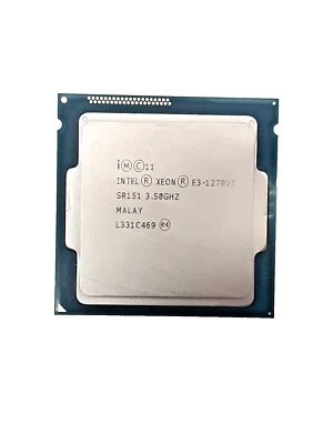 Intel Xeon E3-1270 v3 SR151 4-Core CPU Processor, 3.50 GHz, 8M Cache, LGA1150 - Image 1 of 2